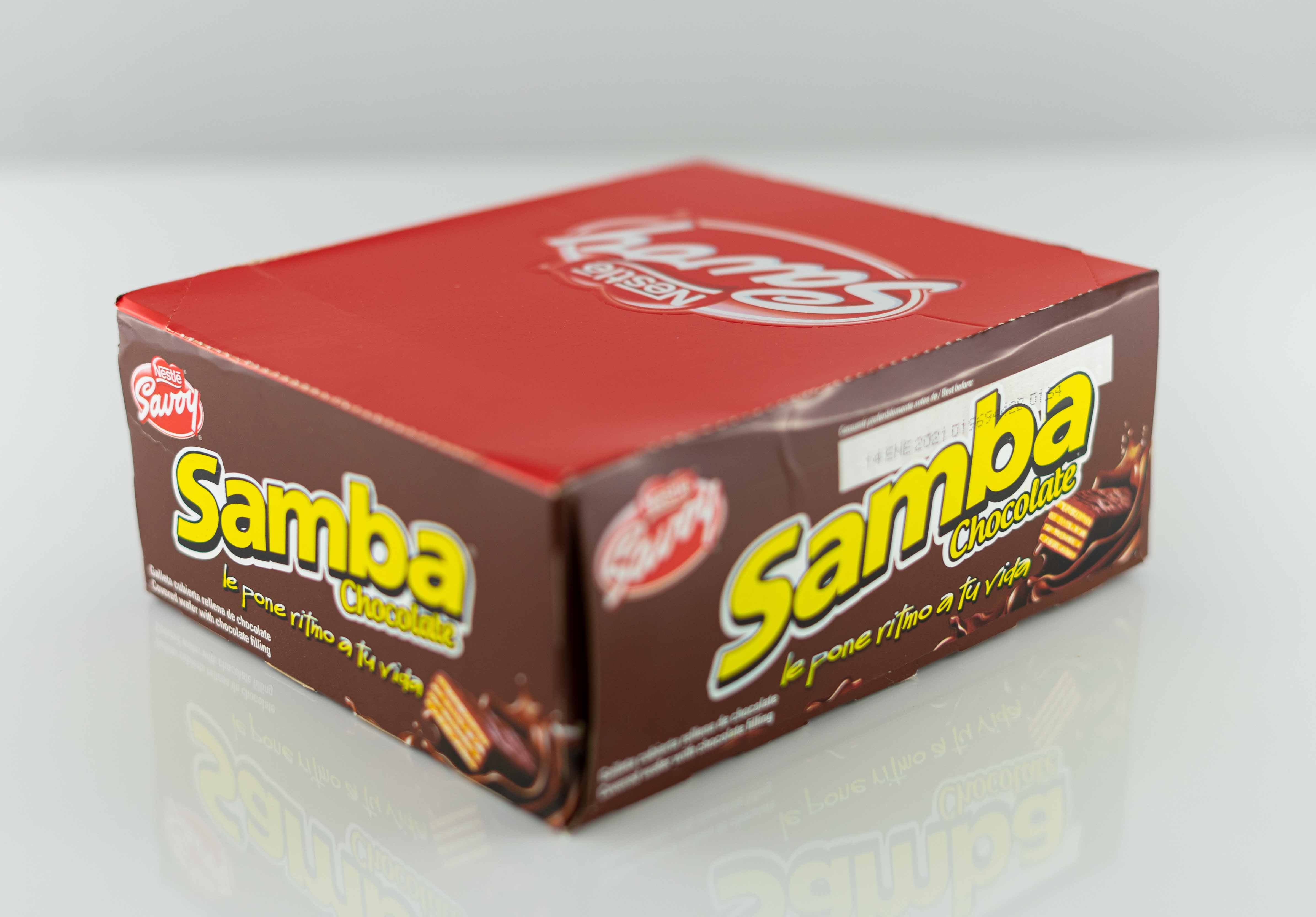 Samba Chocolate (20 unidades) – Tu Kiosko Venezolano
